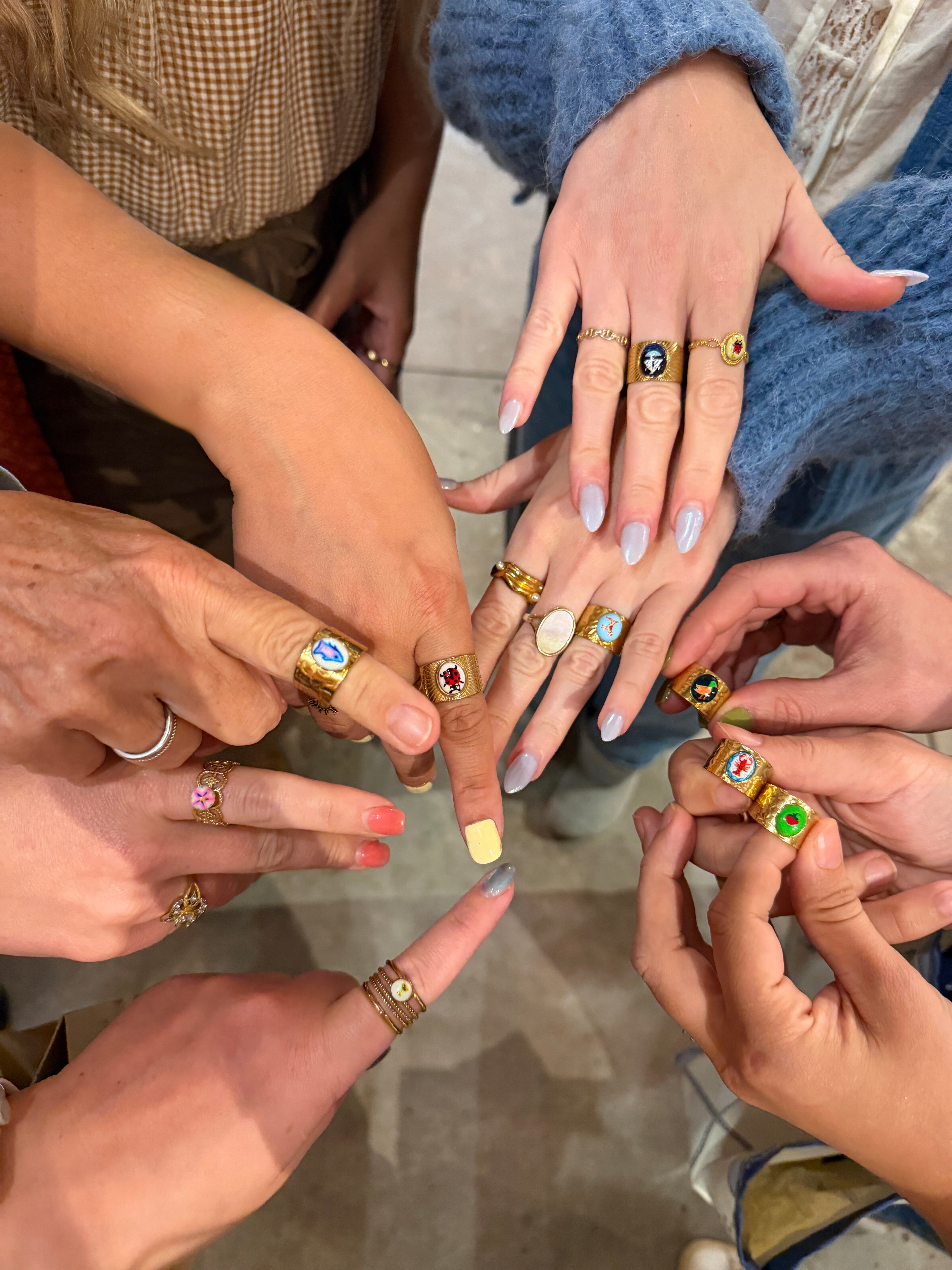 Jewelry Painting with Kelly Driver from Love from Lowcountry June 18th & July 10th 5:30pm