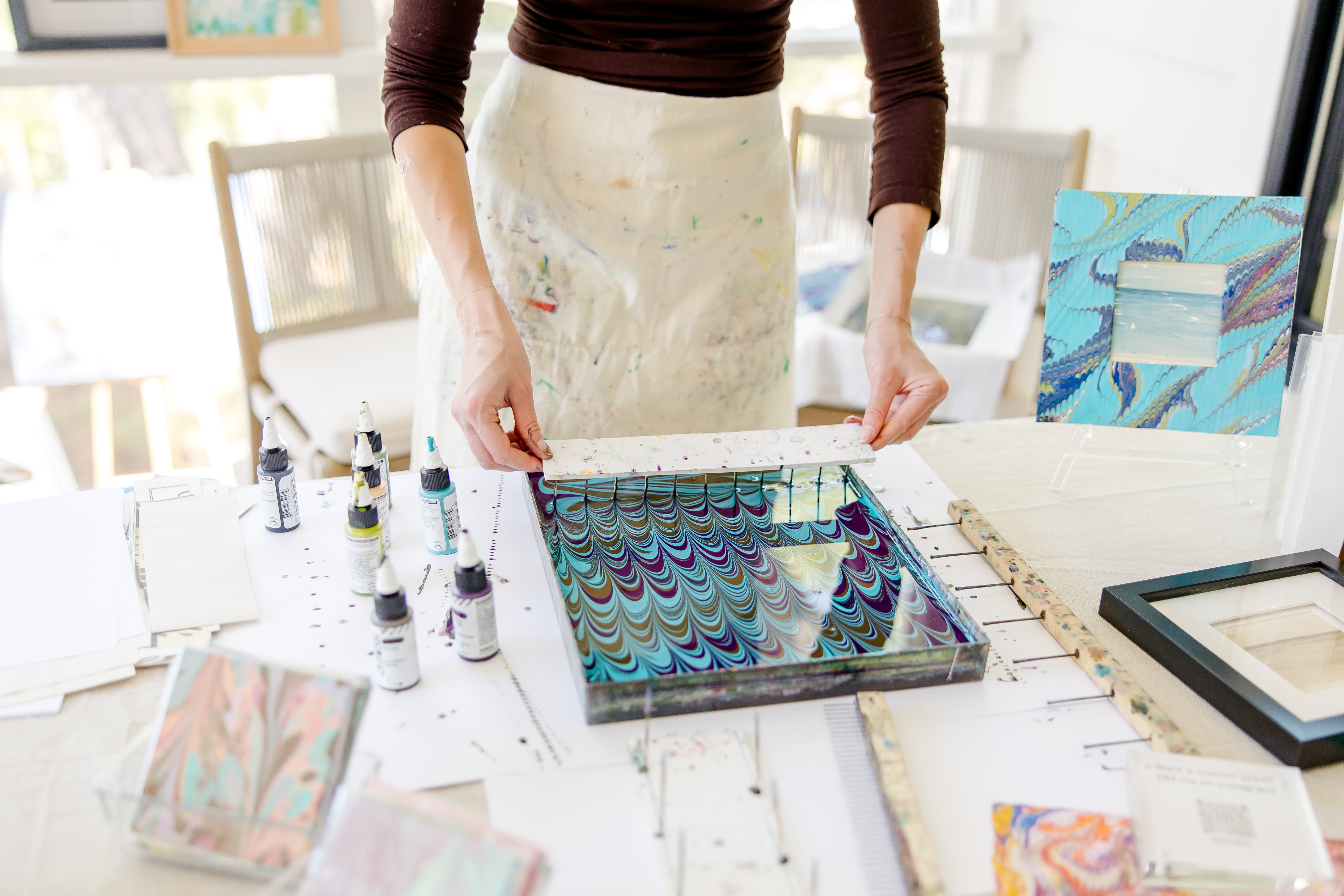 The Art of Ebru: A Marbling Workshop