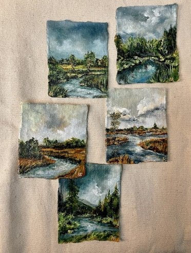 Mini Landscape Painting Workshop with Andressa Poti June 20th and July 19th