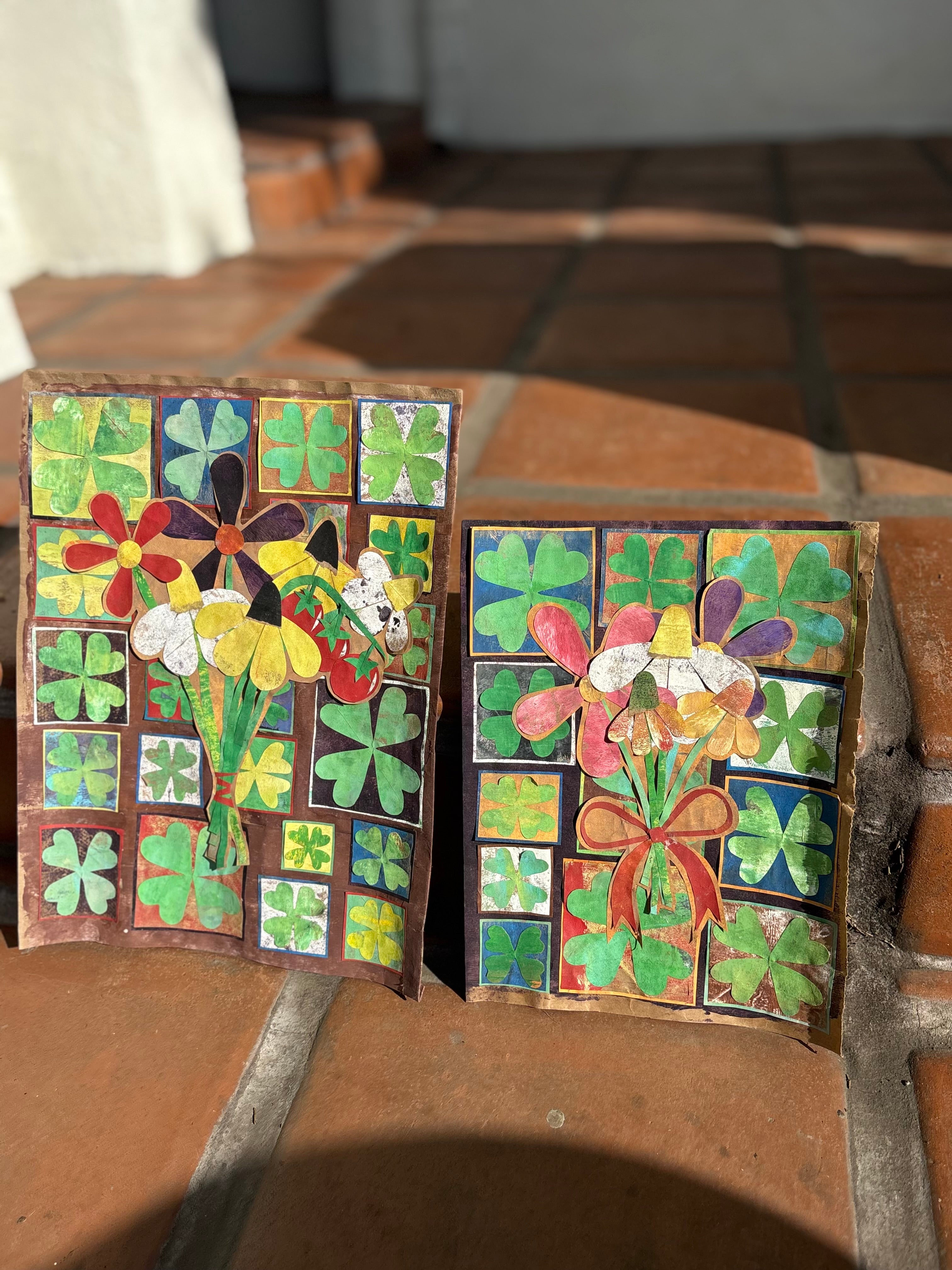 Whimsy Workshop: Collage Bouquets Sunday May 24th 5pm-7pm