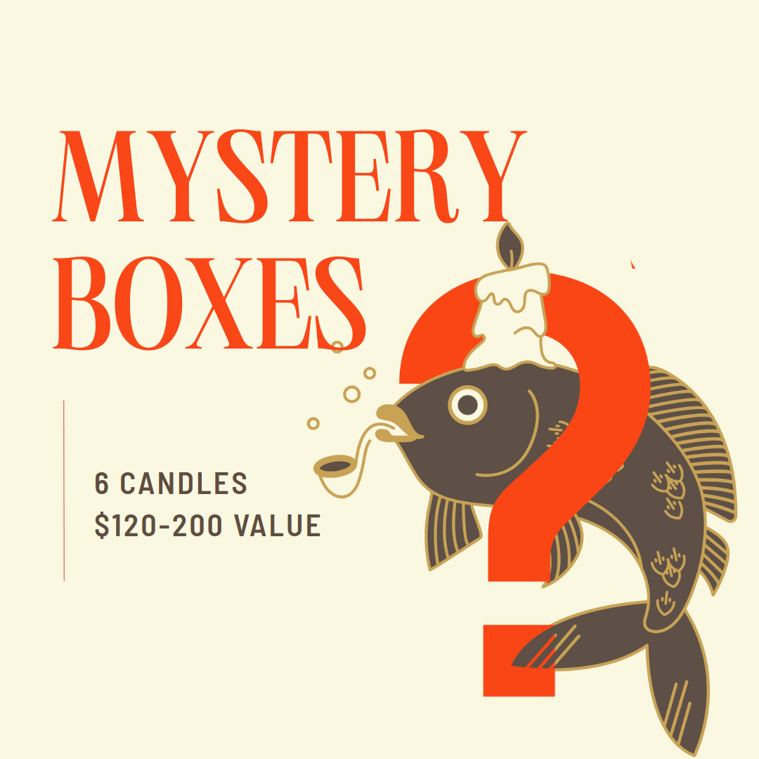 Candlefish Mystery Boxes: 6 candles, $120 to $200 value