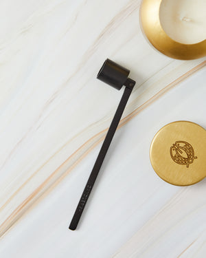 Engraved Matte Black Candle Snuffer