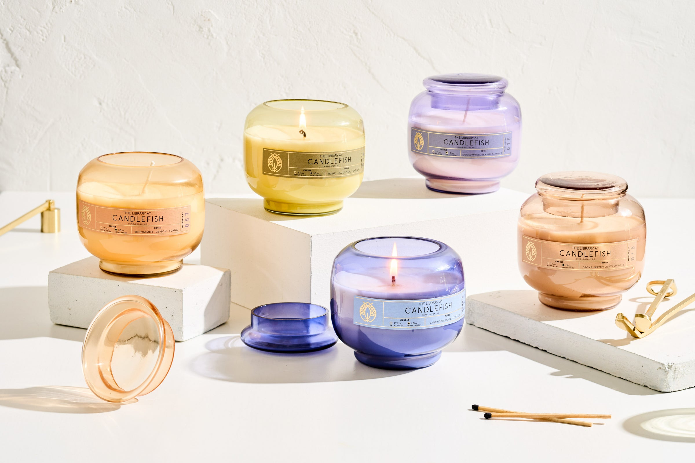 Bubble Glass Candles – Candlefish